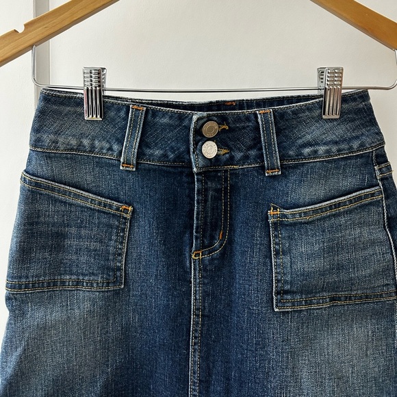 Hudson Jeans Dark Blue Mini Skirt - Picture 2 of 5